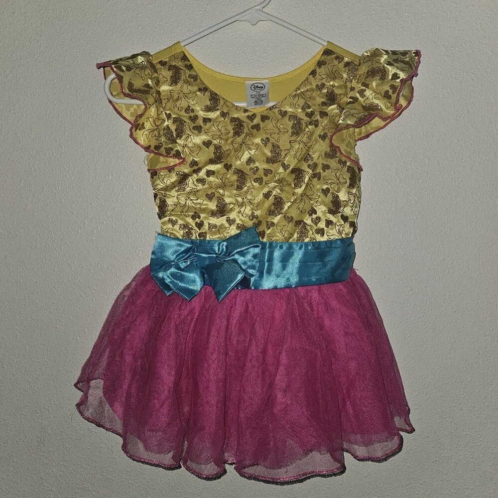 Disney Collection Fancy Nancy Halloween Costume Girls Medium 7-8 Glitter RARE